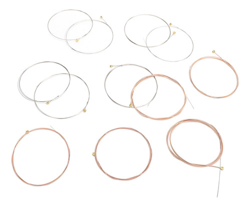 Cordas De Guitarra Acústica 12 Peças De Bronze Fosfórico De