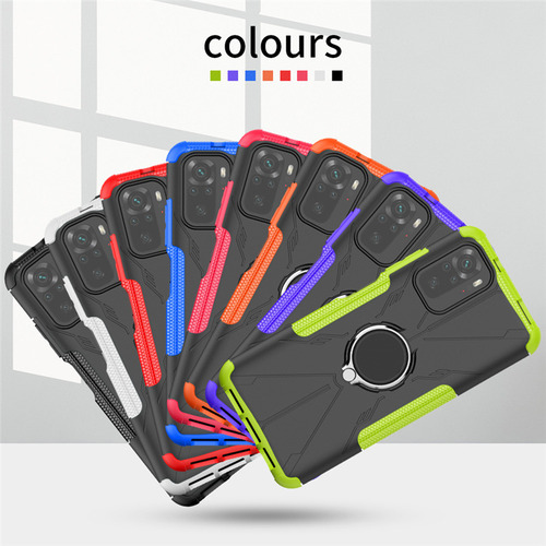Funda A Prueba De Caídas Con Anillo Magnético Para Redmi Not