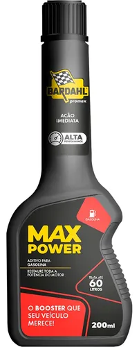 Aditivo Combustível Gasolin Bardahl Max Power Octane Booster