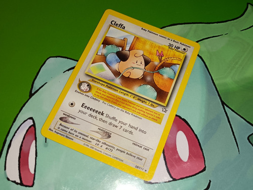 Carta Pokémon Cleffa Neo Genesis, Original En Buen Estado