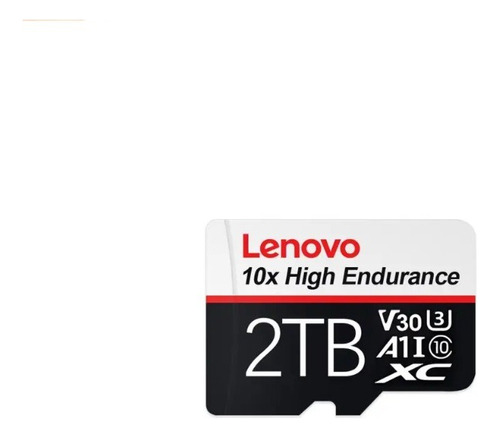 Lenovo Memoria 2tb, Micro Sd Xc, A1, V30 Clase 10 Alta Resis