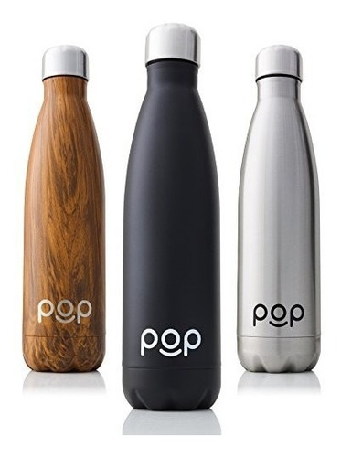 Botella De Agua De Pop Design | Mantiene El Frío 24 Horas.
