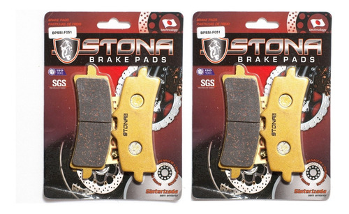 Imagem 2 de 7 de Pastilha De Freio Diant Sinter Stona 1299 Panigale (15-17)