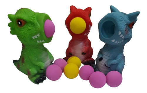  Squishy ,dinosaurio De Descompresión Lanza Pelotas