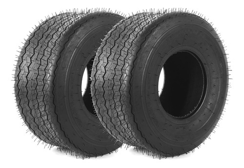 (paquete De 2) Neumáticos De 18x8.508, 4 Capas Durader...