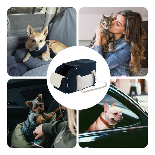Asiento De Coche For Perros Con Consola Central Asiento Par