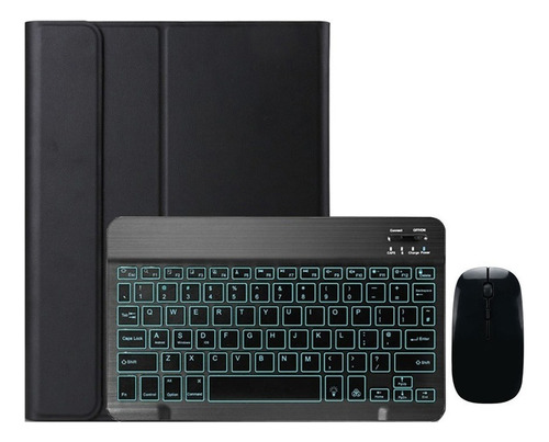 Funda+teclado Iluminado+ratón Para Lenovo Tab M8 2ª Gen 8.0