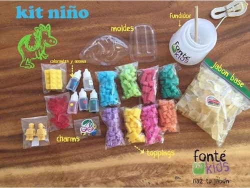 Kit Para Hacer Jabones En Casa Para Niños Divertido Colores