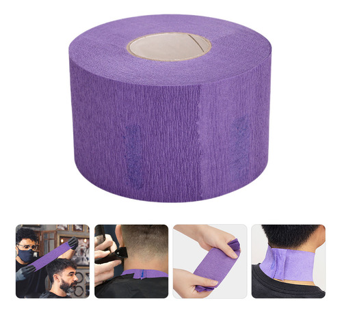 2 Rollos De Tiras Desechables Para Cubrir El Cuello Para Pel
