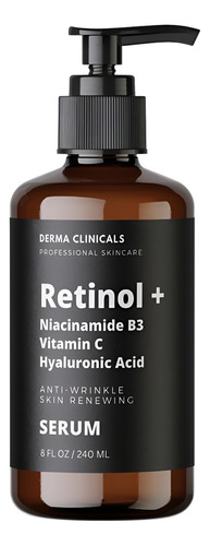 Derma Clinicals Retinol+ Suero Para El Rostro, Colageno,b3 Momento De Aplicación Noche Tipo De Piel Todo Tipo De Piel