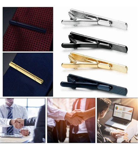 A Juego De Clips De Corbata For Boda, Negocio, 4 Piezas