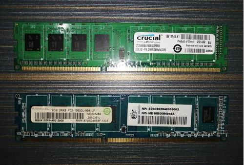 Memoria Ram 2gb Pc Ddr3 240-pin Pc3-10600