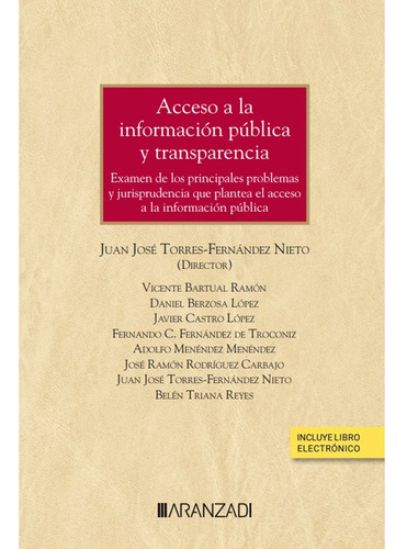 Libro Acceso A La Informacion Publica Y Transparencia - J...