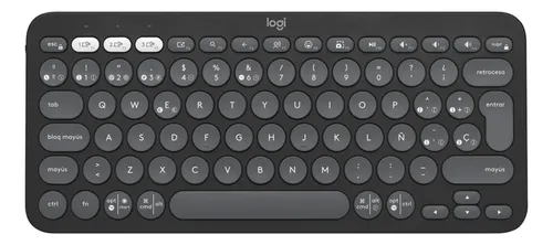 Logitech Pebble Keys 2 K380s, Teclado Bt Multidispositivo Bk