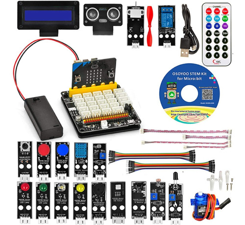 Kit Con Micro:bit Incluido Mas 20 Modulos Sensores