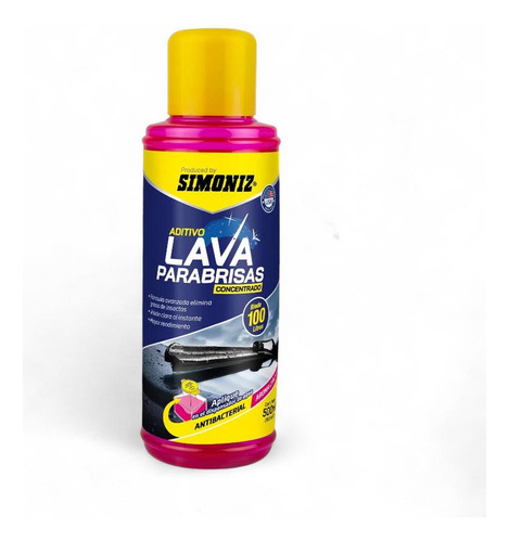 Aditivo Lavaparabrisas Simoniz Concentrado 500 Ml Chicle