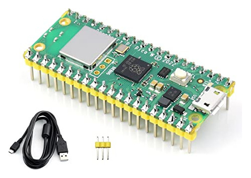 Microcontrolador B Presoldado Waveshare Raspberry Pi Pico W