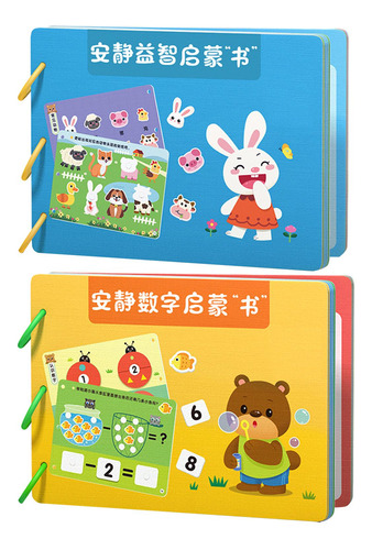 Libro De Pegatinas De Juguete Montessori Para Estilo C