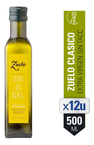 Combo Aceite De Oliva Zuelo Clasico 500ml Extra Virgen X12 U