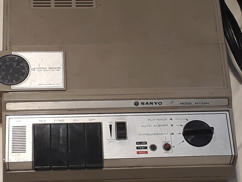 Antiguo Contestador Telefonico Sanyo M-139n Funcionando
