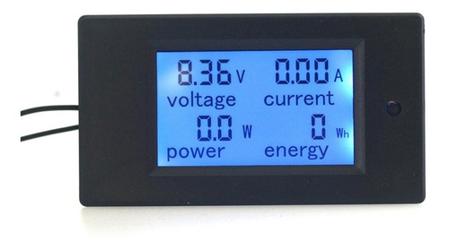 Wattímetro Voltímetro Amperímetro 12v 24 Solar Dc 20a 4 Em 1