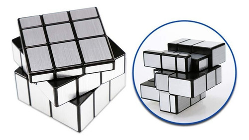 Sun-way Ghost Mirror Cube - Juego De 1 Cubo De 3 X 3, 2 X 2,