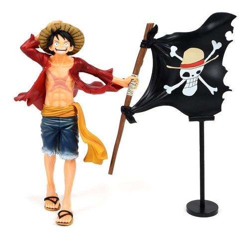 Figura Luffy One Piece Bandera 