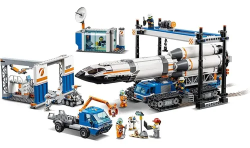 Lego 60229 City Ciudad Ensamble Y Transporte Del Cohete