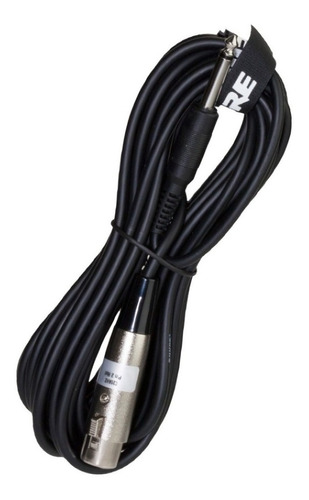 Cable Para Micrófono Shure Xlr A Plug 6 Mts Negro Cuo