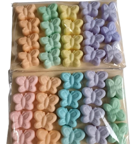 Jaboncitos Aromatizado Mariposas Para Souvenirs X 35 Un.