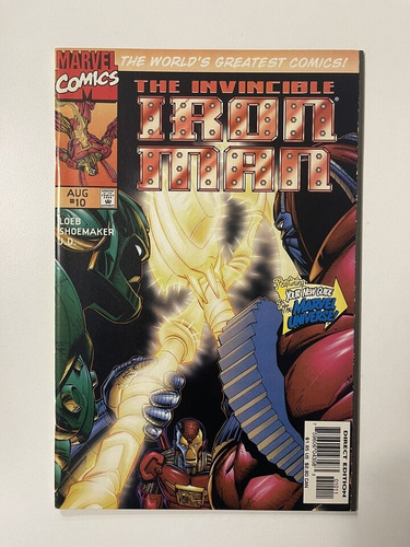 The Invincible Iron Man #10 Heroes Reborn Marvel Comics 1997