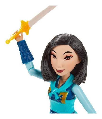 Imagem 6 de 8 de Princesas Boneca Disney Mulan Guerreira - Hasbro E8628