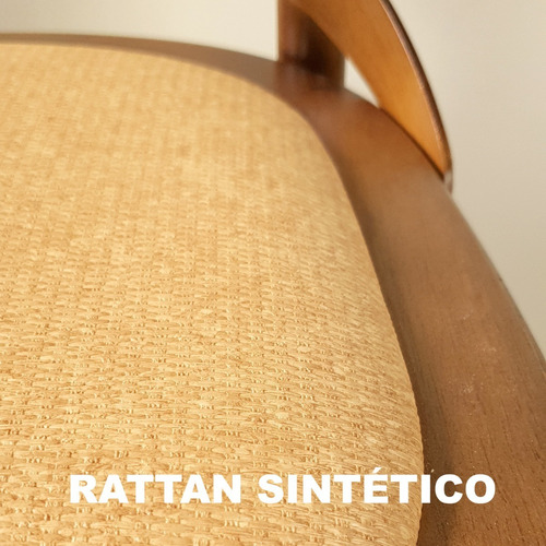 Imagem 7 de 7 de Cadeira X Katrina Rattan Madeira Cozinha Jantar Restaurante