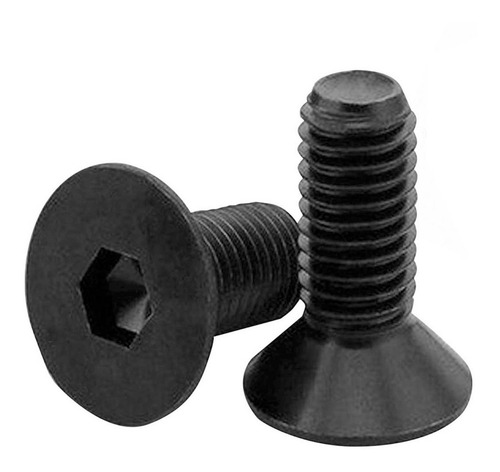 Perno Parker C/plana 4x10mm Negro Pack 50 Unid