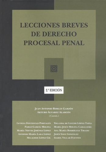 Libro: Lecciones Breves De Derecho Procesal Penal (2ª Ed.. R
