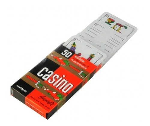 Juego 50 Cartas Españolas Casino Plastificadas