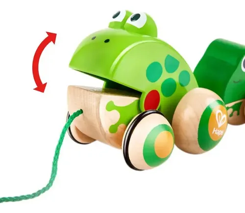 Pull Along Frog Family Hape