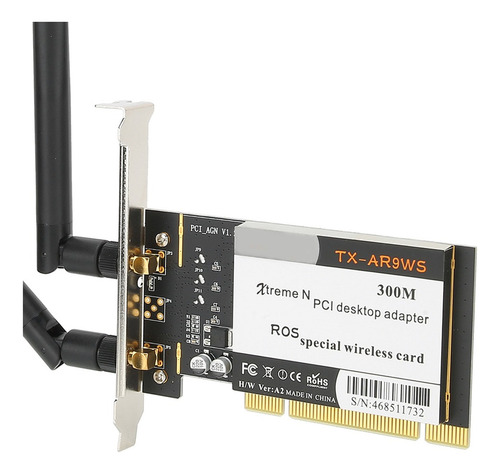 Adaptador De Escritorio Pci 300mbps 802.11b/g/n Wifi Inalámb