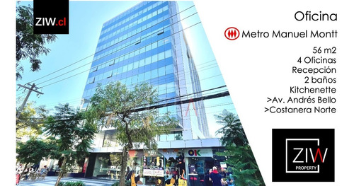 Of. Metro M Montt 56m2,4of.+2b+1 Est - Ziw Property