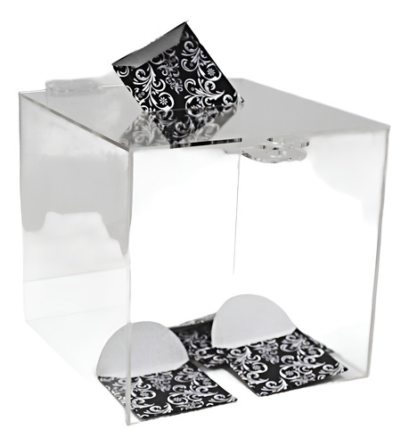 Caja De Acrilico, Caja Para Sobres, Buzon Para Sobres Boda