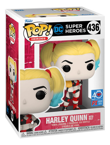 Funko Pop Original Harley Quinn With Belt Dc Super Heroes