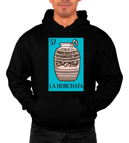 Sudadera Con Bolso Unisex De Loteria La Horchata