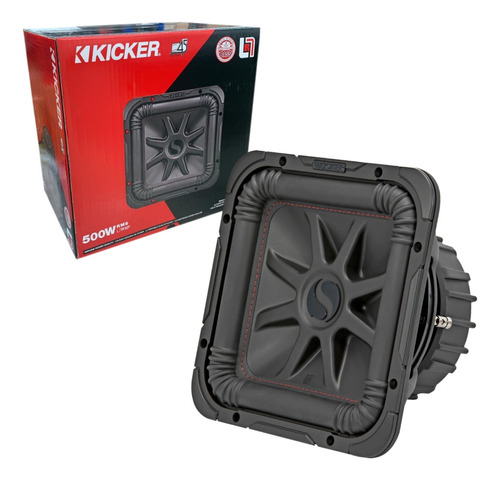 Subwoofer Kicker L7r 45l7r102 L7r10 10 Pul 1000w 500rms 2ohm Color Negro