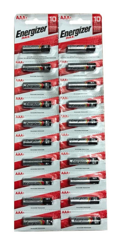 Pilas AAA Energizer MAX Alcalina - Caja 120 Unidades