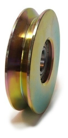 Imagen 2 de 6 de Rueda Porton Corredizo V100 Mm Ruleman Con Kit Oferta