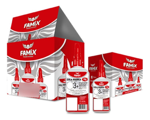 Cola Branca Liquida Famix 40g