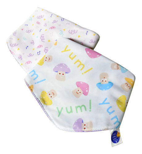 2 Baberos Pañoleta Multiuso Niña - Little Baby Bum - B-18850