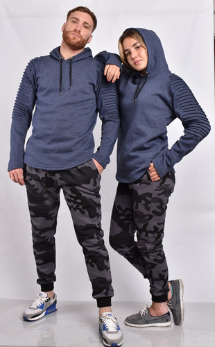 Imagen 6 de 10 de Pantalon Babucha Jogging Camuflado Con Puño Algodon A66