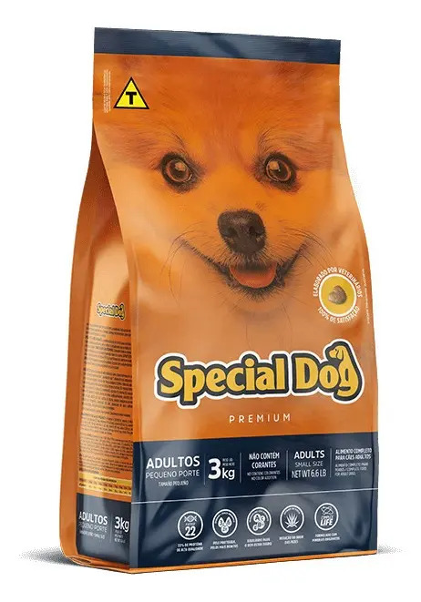 Ração Seca Special Dog Cão Adulto Raça Pequena Mix 3kg Premium