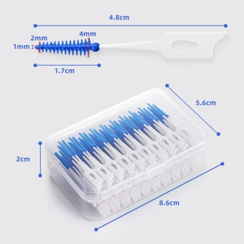 160 Unidades Palito Escova Interdental Soft Pick